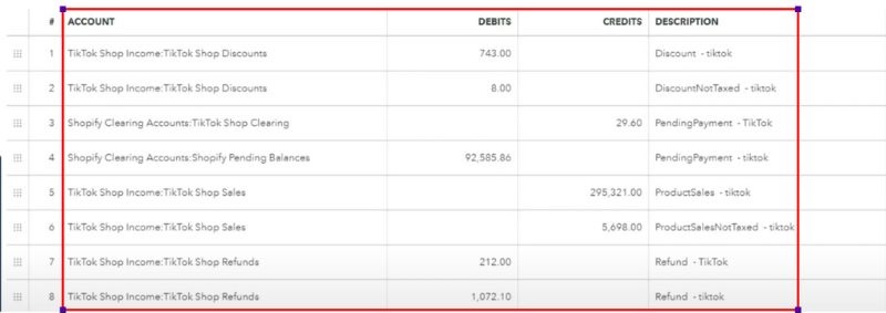 quickbooks tiktok shop