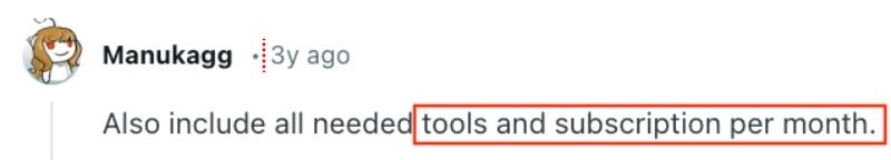 Reddit comment SEO pricing