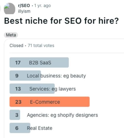 SEO best niches