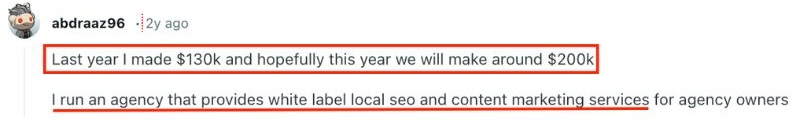SEO agency revenue