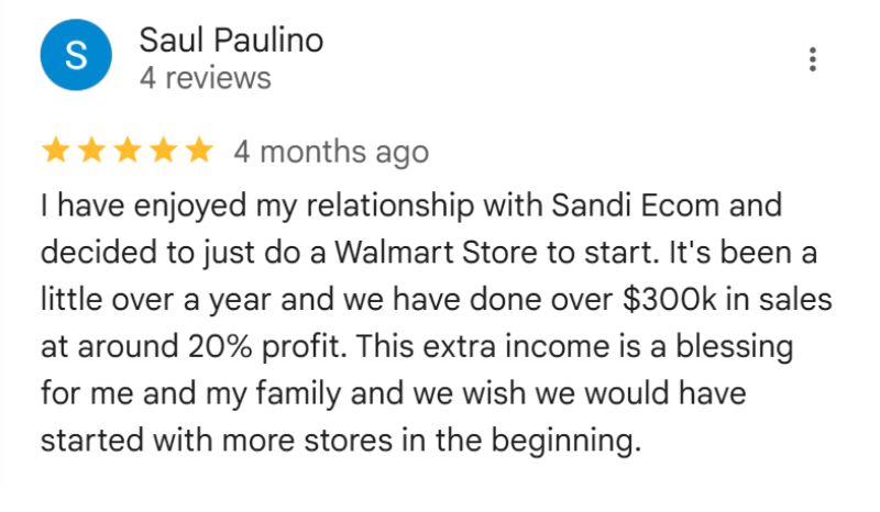 sandi ecom google reviews