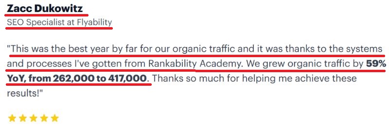 Rankability Academy review
