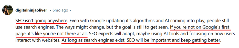 seo relevance reddit