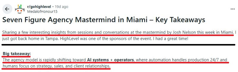 Seven Figure Agency Reddit review