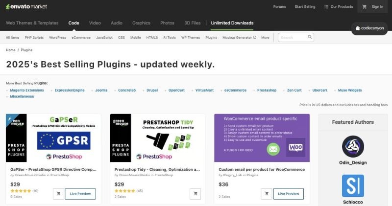 software plugins