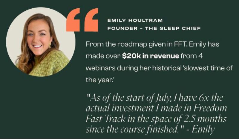 Emily Houltram success story