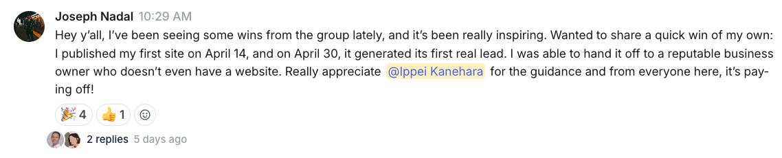 Joseph testimonial