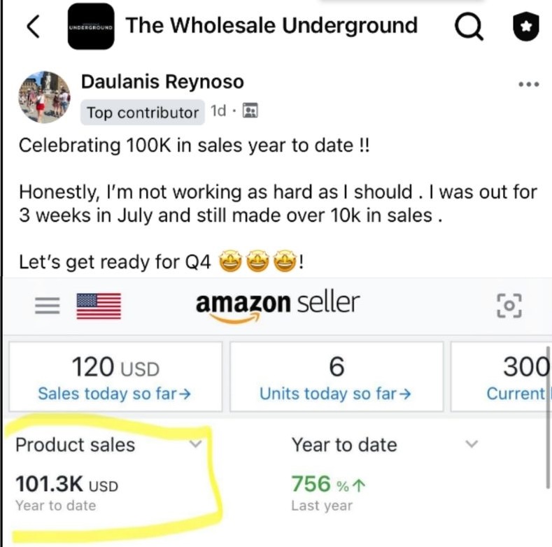The Wholesale Underground 2.0 earnings