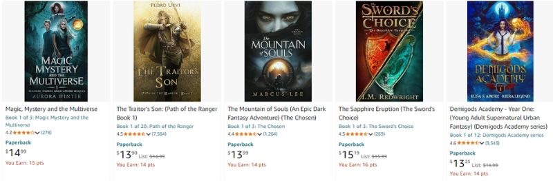 Young Adult Fantasy
