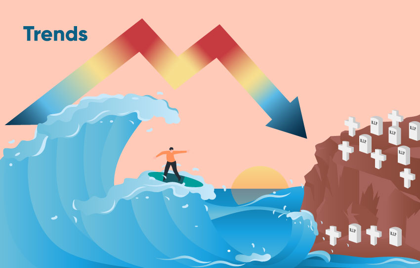Successful dropshippers urge you to ride the wave of success of other dropshippers. But these are murky waters. Beware!
