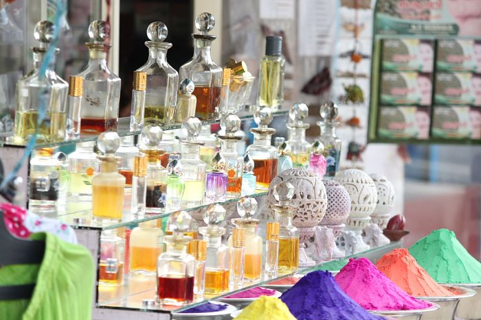 picture of bottles of perfume