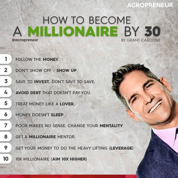 how to become a millionaire info