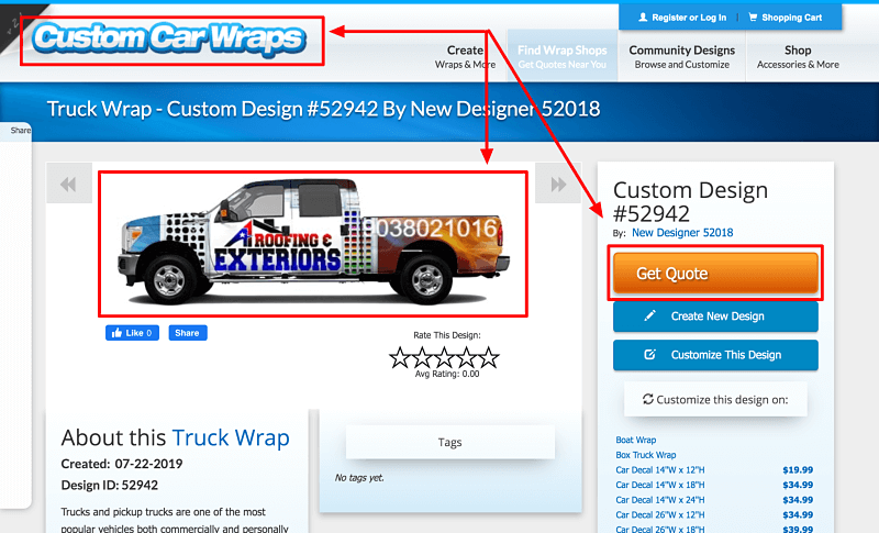 Start a Construction Business Truck Wrap