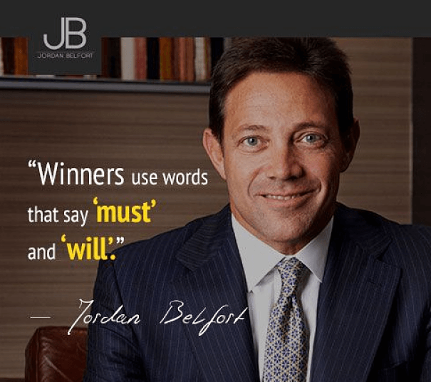 Jordan Belfort Words