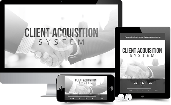 client acquisition mock up