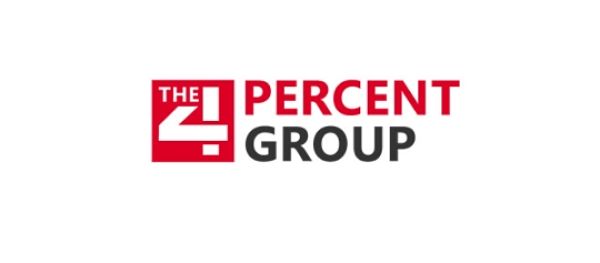 four percent logo image