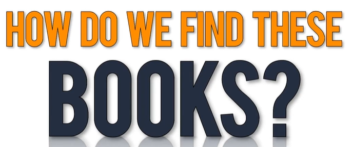 how do we find the books