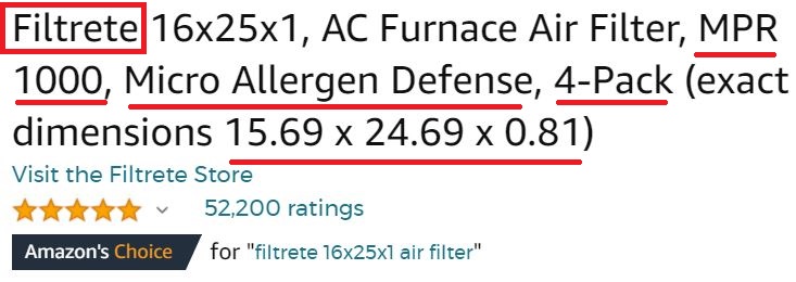 amazon title furnace filter