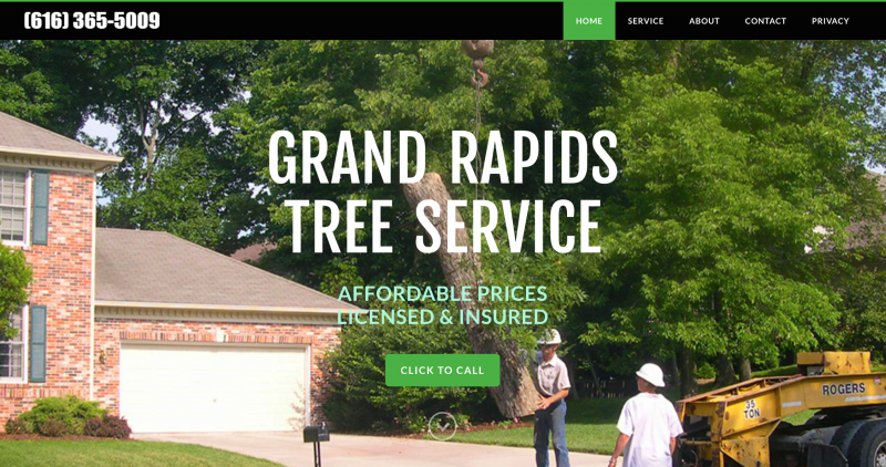 grand rapids tree service website