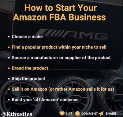 KT Hustles Amazon FBA selling process