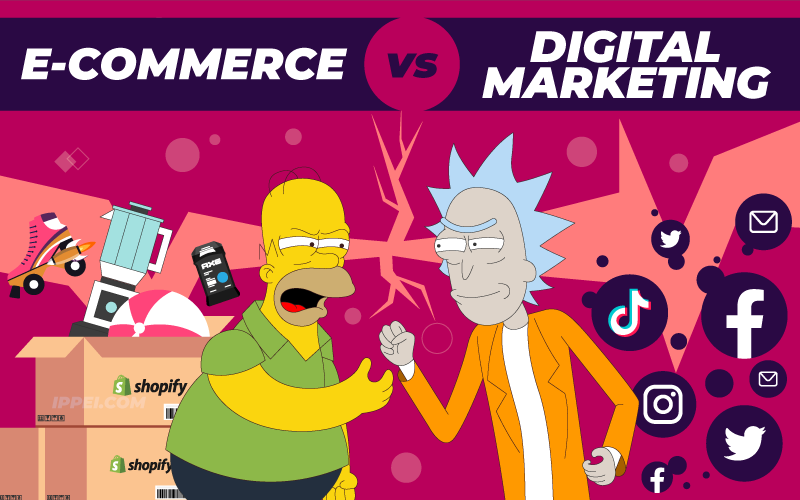 What is the Difference between Digital Marketing And E-Commerce  
