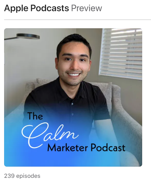 Kenneth Fong: The calm Marketer Podcast 