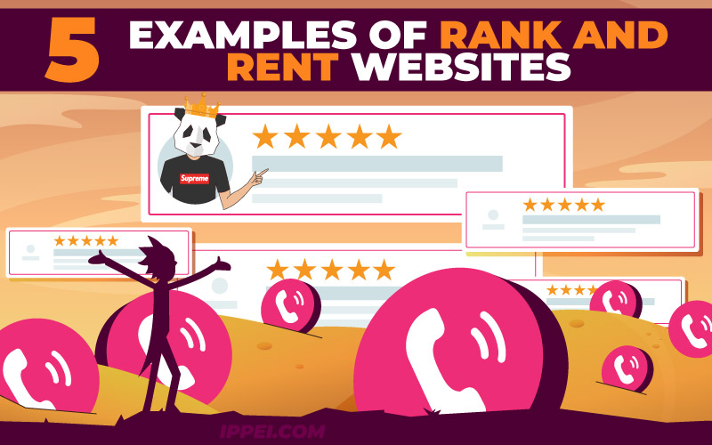 examples of rank and rent websites