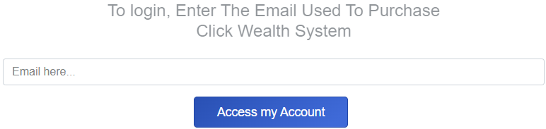 click wealth system login