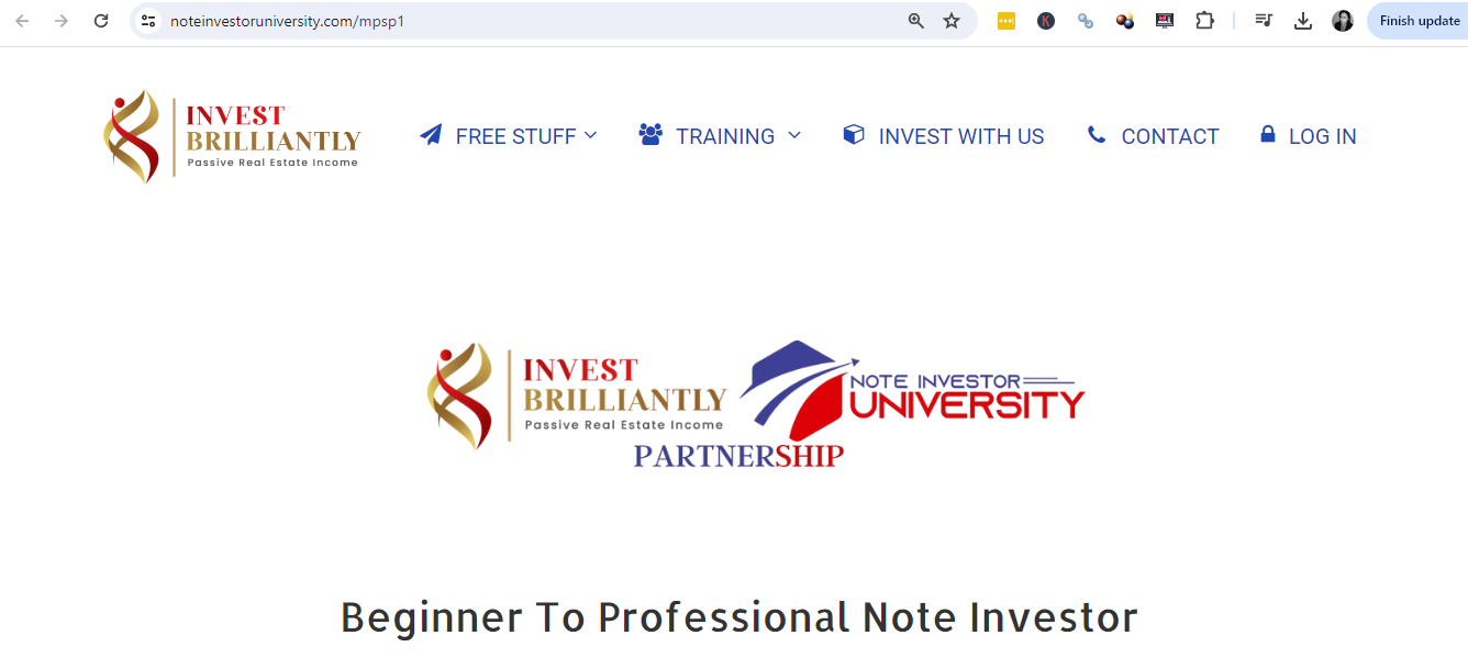 note investor university partnership